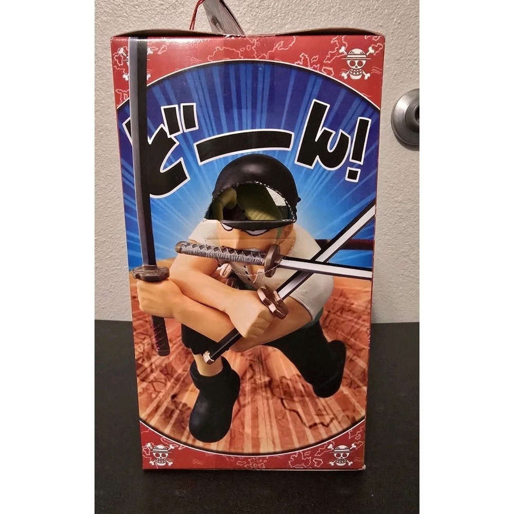 One Piece Monkey D Luffy Diorama Anime Figure Official Banpresto 2003 Japan VTG - Picture 7 of 8